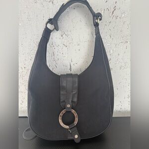 Bulgari Black Hobo Bag